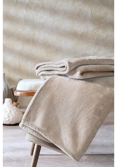 Yataş Bedding Olenna Wellsoft TV Battaniyesi 140x190 CM - Bej