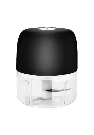 Dancemonkey Elektrikli Mutfak Ev Taşınabilir Sarımsak Kırıcı-250ml-siyah Siyah