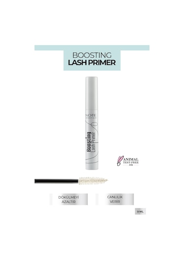 Note Cosmetique Boosting Lash Primer Bakım Yapan Maskara Bazı - Renksiz