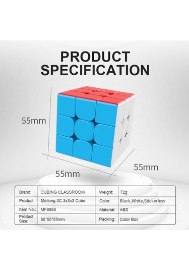 Moyu 3x3 Zeka Küpü (rubik Küpü )sabır Küpü