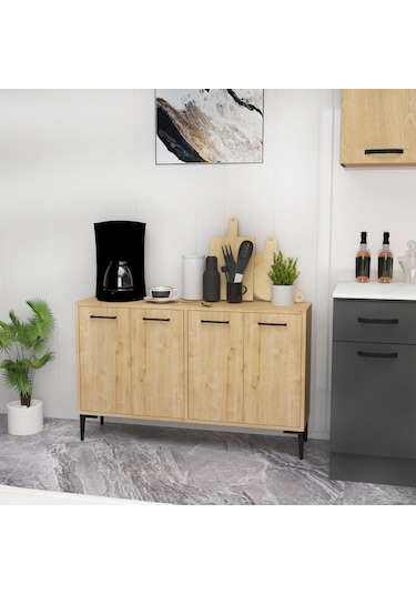 Arnetti Frezya 4 Kapaklı Kahve Köşesi Mutfak Dolabı Safirmeşe