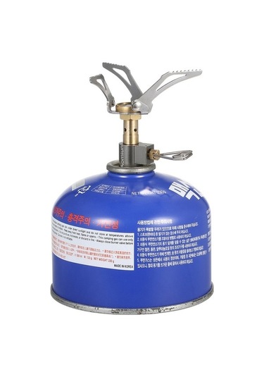 Bloomnest Yürüyüş İçin Hafif Katlanabilir Sırt Pişirme Ocağı Ultra Taşınabilir Piknik Açık, 45g Gümüş Gaz Mini Ocağı, Balık Avı Kamp İçin Paslanmaz Ocağı Gümüş