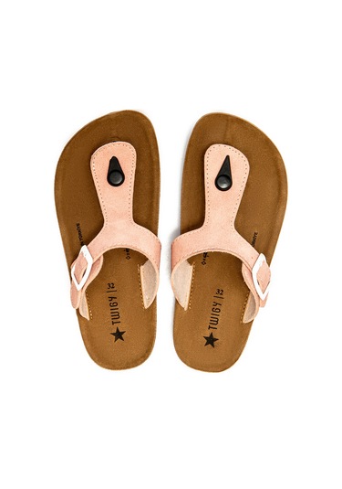 Aris Çocuk Parmak Arası Terlik Pudra 30/35 Pudra