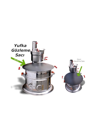 Yaramış 12 Parça Semaverli Pik Demir Döküm Mangal Seti