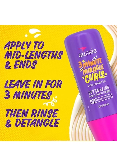 Aussie 3 Minute Miracle Bukle Belirginleştirici Saç Bakım Kremi 236ml