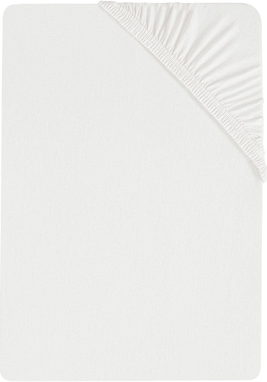 2 Adet Düz Pamuklu Tek Kişilik 150 X 200 Cm Lastikli Penye Çarşaf-gri-beyaz