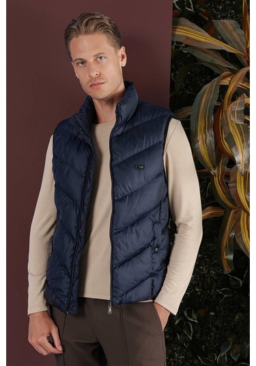 Y 161 Lacivert Klasik Yelek Lacivert