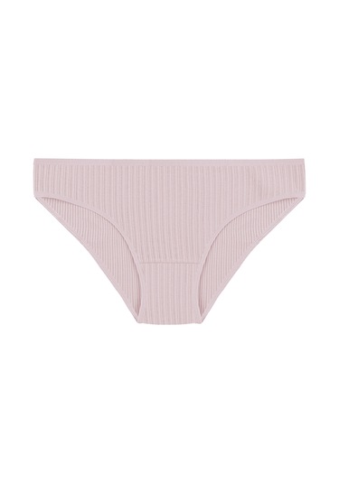 Kadın 3'lü Ajur Slip 11058 Ten - Kahverengi