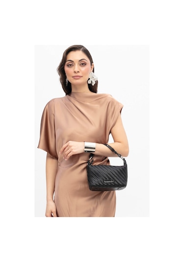 Sisley Kadın Kol Çantası Sly373 Siyah