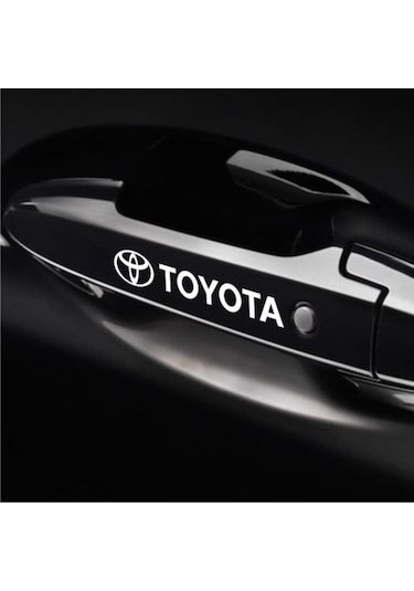 Toyota Araba Kapı Kolu Araç Sticker Yapıştırma 8Ad
