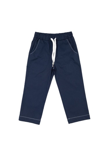 Cebi Baskılı Yazlık Erkek Çocuk Lacivert Pantolon 001