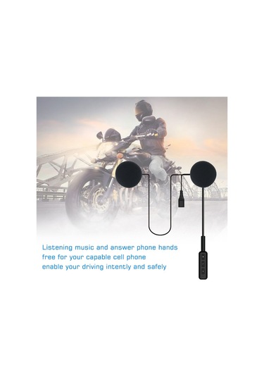 Jokmae Motosiklet Kask Bluetooth Kulaklığı: Bt 4.0, Gürültü Engelleme, 8 Saat Çalışma