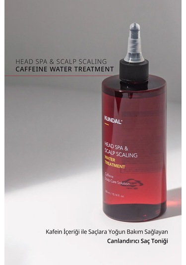 Kafeinli, Dökülme Karşıtı Sıvı Saç Kremi Kundal Head Spa & Scalp Scalıng Caffeine Water Treatment
