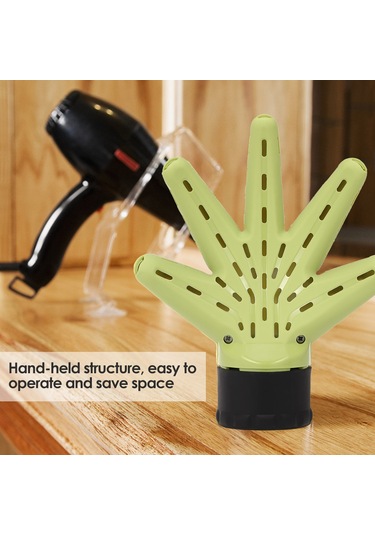 Qingmipy Saç Kurutma Diffüzyoru Saç Stili Oluşturucu Kıvrımları Tanımlama Hacim Veren Profesyonel Ev Kullanıma Uygun Isıya Dayanıklı Plastik Aparat