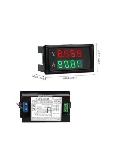 Trendooze Dl69-2042 Çift Ekranlı Ac Voltaj Ve Akım Ölçer - Proje Uygun