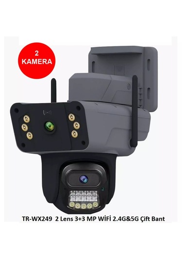 Trio Tr-wx249 2 Kameralı 3+3 Mp Wifi 2.4g&5g Çift Bant Veesky