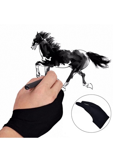 Homyl Grafik Tablet Için 2 Parmakla Çizim Kirlenme Önleyici Xs