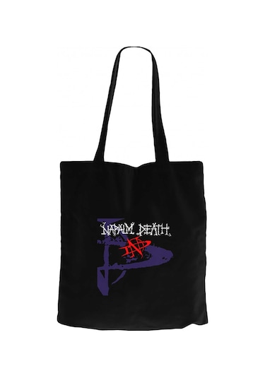 Kipling Napalm Death Greed Killing Siyah Kanvas Bez Çanta Siyah