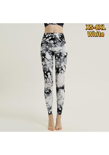 Beyaz Bayan Siyah Tüy Baskılar Streç Yoga Tayt Spor Koşu Spor Salonu Spor Aktif Pantolon Beyaz Beyaz Bayan Siyah Tüy Baskılar Streç Yoga Tayt Spor Koşu Spor Salonu Spor Aktif Pantolon Beyaz
