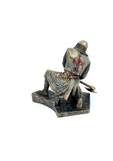 Baltalı Tapınak Şövalyesi Heykel Biblo Dekor