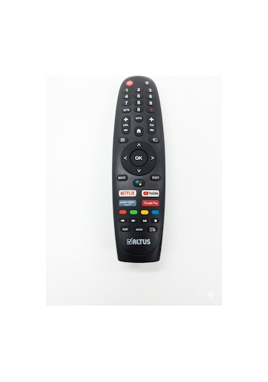 Altus  Ses Komutlu Bluetooth Android Tv Kumandası - Netflix / Youtube Tuşlu