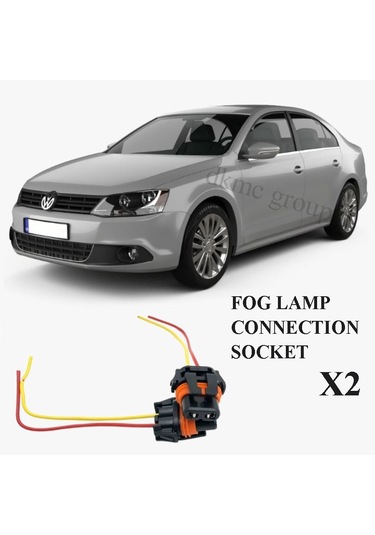 Jetta 2011-2014 Model Arası Uyumlu Sis Farı İçin Ampul Bağlantı Soketi