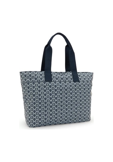Kipling Colissa Up Büyük Boy Omuz Çantası Mavi