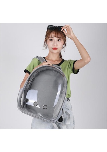 Kedi Çanta Gölgelendirme Taşınabilir Uzay Kapsül Şeffaf Nefes Pet Çanta Omuzlar Şık Kedi Kafes Kedi Crate Yürümek İçin Taşıyıcılar & Amp Bebek Arabası