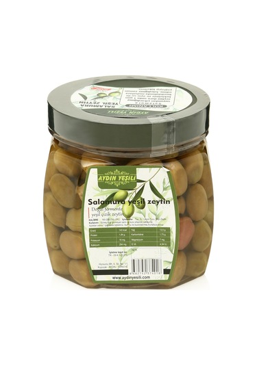 Aydın Yeşili Yeşil Çizik Zeytin 600 G