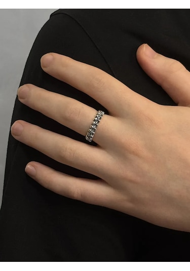 Serebranyj Dom 925 Gümüş Yüzük "kulaklık" Ortodoks 137778485 Gri