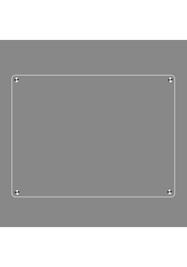 Monyee "buzdolabı İçin Manyetik Akrilik Aylık Ve Haftalık Planlayıcı - 40x30cm" Siyah