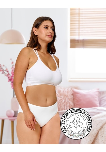 Alya Underwear Kadın Külot Basic Slip Renkli Pamuklu Iç Çamaşırı 10'lu Paket Multicolor-x32 Siyah - Beyaz X30