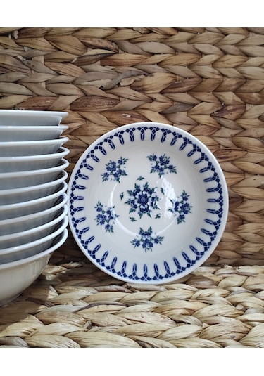 Güral Porselen Ada 16 Cm Küçük 12 Adet Çukur Yemek Tabak