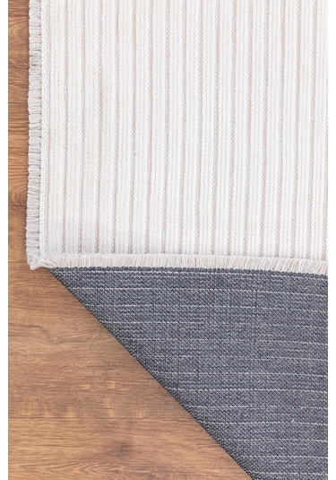 Riva-1701a-krem- Yumuşak Dokulu Leke Tutmayan Modern Halı Kilim