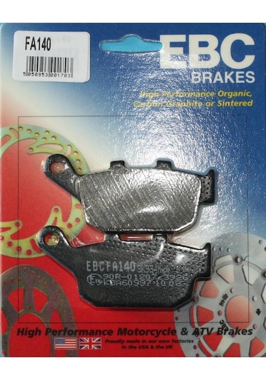 Triumph Tiger 800 Xrx Arka Fren Balatası Ebc Fa140 Balata