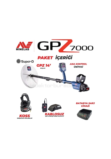 Minelab Gpz 7000 Altın Dedektörü