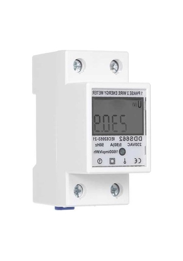 Pazly 230v Tek Fazlı Dijital Elektrik Sayacı Dds662 - Yüksek Hassasiyetli Enerji Ölçüm Cihazı