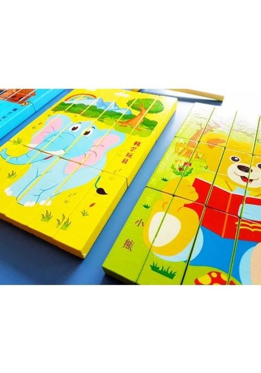 İki Oyun Bir Arada Jenga Ve 3 Puzzle