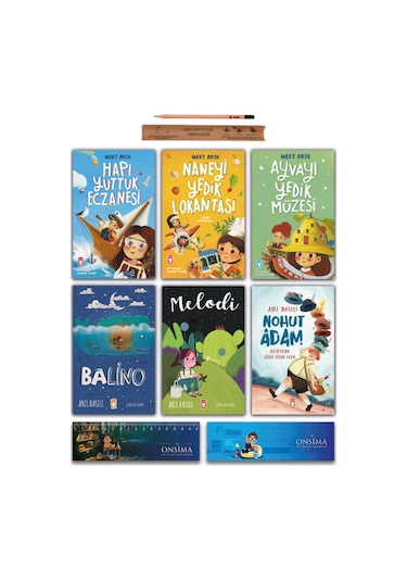 Timaş Çocuk Hapı Yuttuk Eczanesi - Naneyi Yedik Lokantası - Balino - Melodi - Nohut Adam Set 6 Kitap