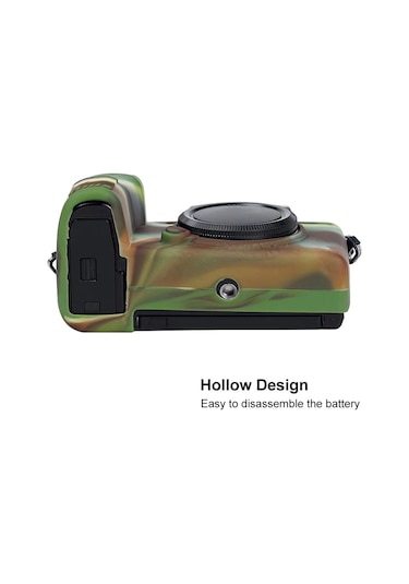 Fujıfılm X-s10 İçin Yumuşak Silikon Koruyucu Kılıf Kamuflaj Diğer