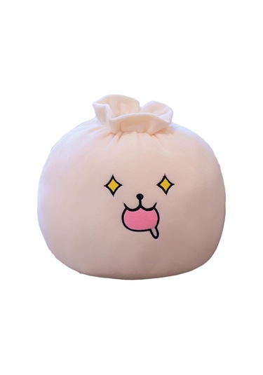 Homyl Bao Bun Dolması Peluş Hamur Yastık Yuvarlak Baozi Çok Stil B