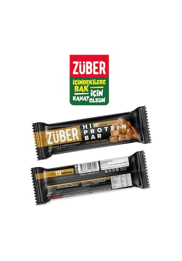 Züber Atıştırmalık Bar 6 Lı Karma Paket / 3 Çeşit