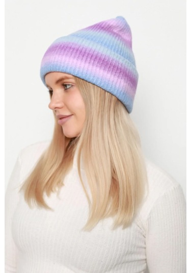 Renk Geçişli Kadın Bere Rkş-16 Lila Lila