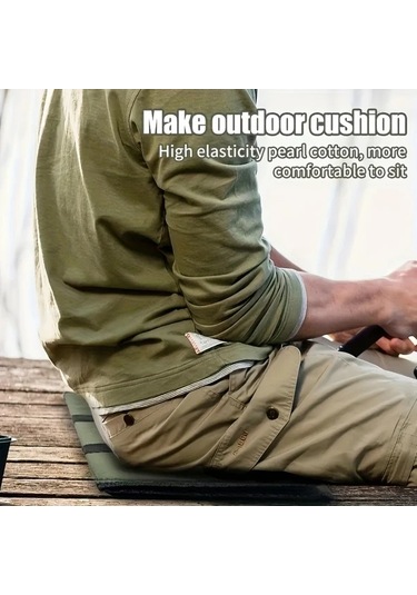 Elmpaly Sku 1 Portatif Katlanır Balıkçılık Çengel Çıkarma Pedi Nefes Alabilir Sünger Ped Dayanıklı Zeytin Yeşili Tasarım Ayarlanabilir Askı Kol Av Kampçılık Balıkçılık Aksesuarı