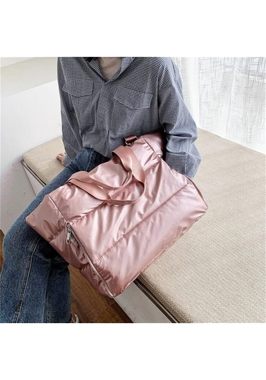 Kadın Spor Salonu Kuru Islak Spor Seyahat Fitness Yoga Hafta Sonu Çantası Yeşil Açık Yeşil