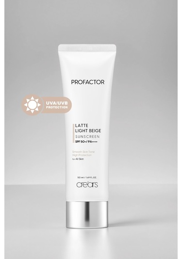 Cre'ars Profactor Lette Sunscreen Light Beige SPF50+ 50 ML