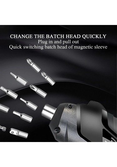 3.6v Akülü Elektrikli Elektrikli Tornavida Seti 47 Adet