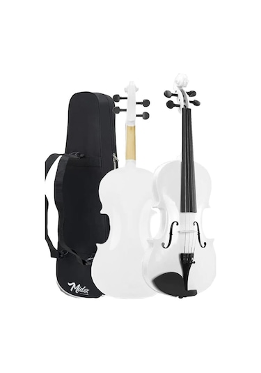 Midex HGA44WH-PAK Beyaz 4/4 Tam Boy Keman Seti Full Paket