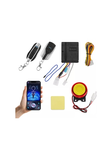 Aubyhe Motorsiklet Güvenlik Sistemi: Uzaktan Başlatma, Kesme Ve Kumandalı Kontrol, 125db Siren, 12v Evrensel Uyumlu, Bluetoothlu, Cs-159a1 Modeli