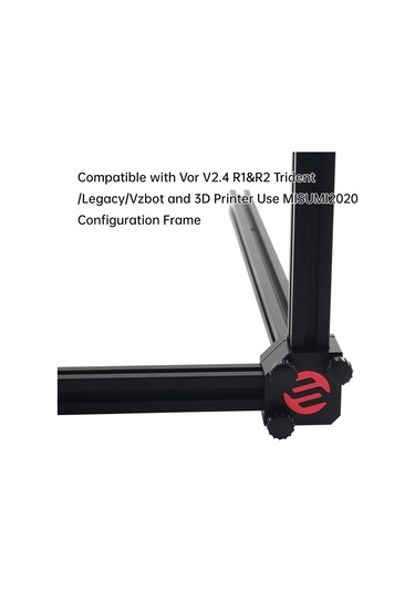 Yunboo Voron 2.4/trident/legacy/vzbot İçin 2020 Profil Montaj Yardımcı Araç Seti - 3d Yazıcı Parçası Ve Sabitleme Aracı